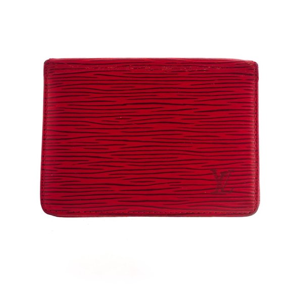 Louis Vuitton Porte 2 Cartes Epi Leather Slim Credit ID Wallet - Picture 1 of 6